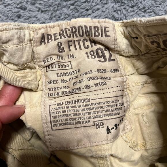 Abercrombie & Fitch Shorts Mens 30 Cargo Vintage Y2K Distressed - Picture 5 of 10